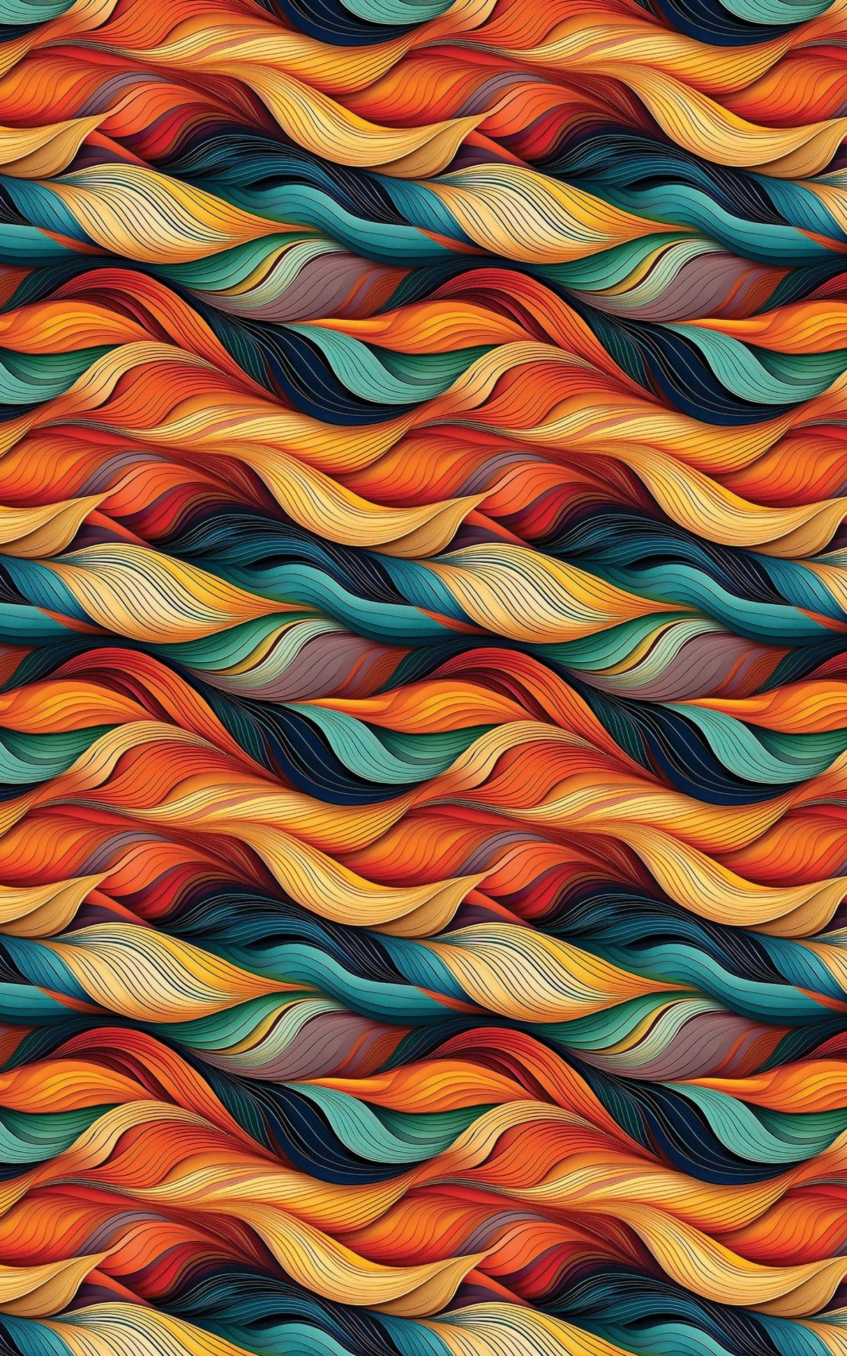 Brushstroke Bands - London Penny Gift Wrap