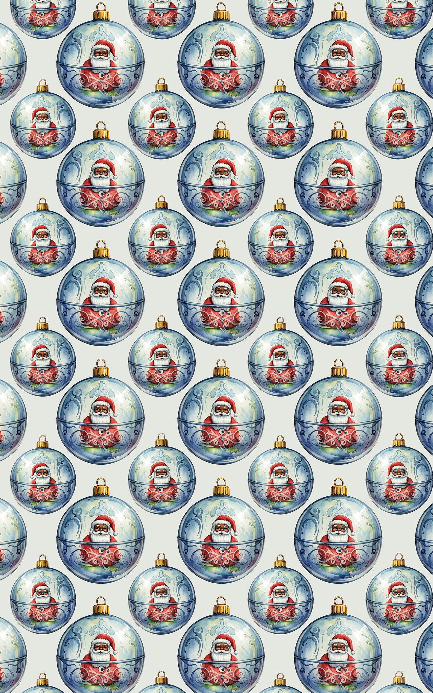 Santa & Ornaments