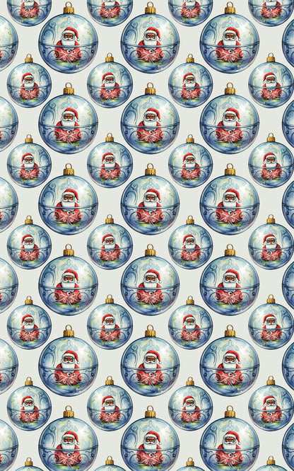 Santa & Ornaments