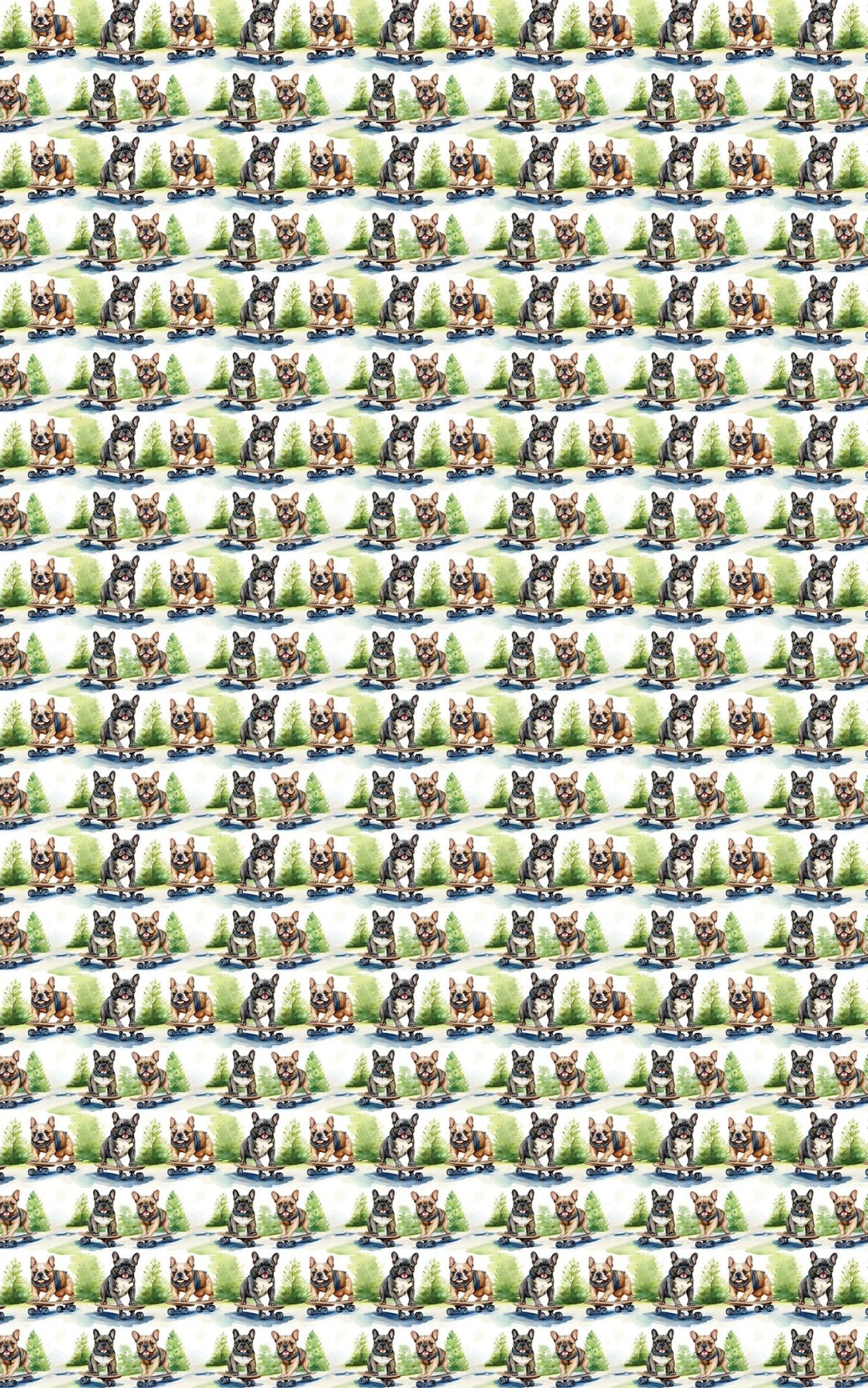Frenchie Street Skates - London Penny Gift Wrap