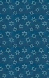 Shining Stars of David - London Penny Gift Wrap