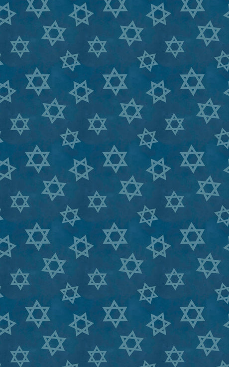 Shining Stars of David - London Penny Gift Wrap