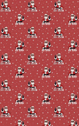 Santa Says 67 - Red - London Penny Gift Wrap