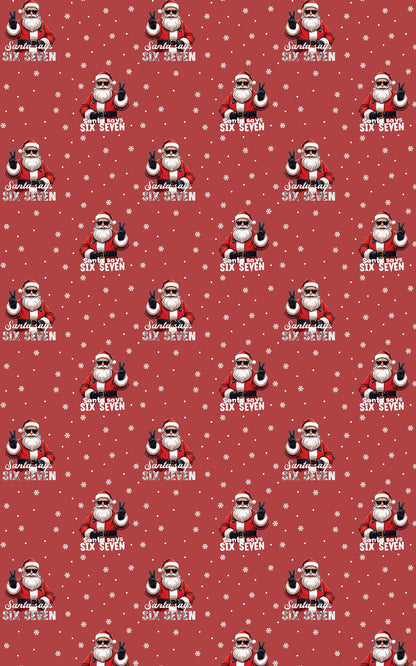 Santa Says 67 - Red