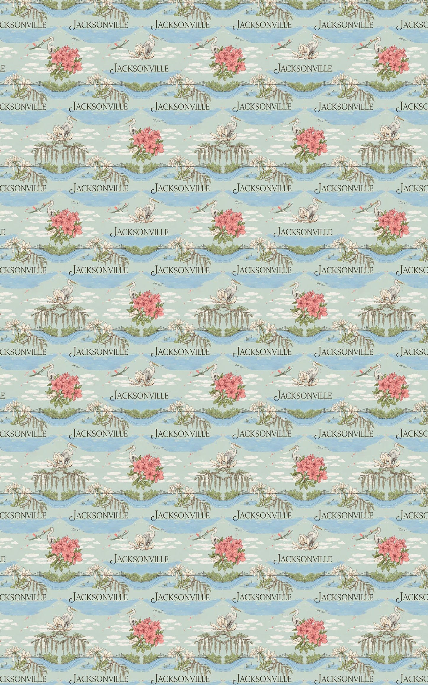 Jacksonville – Southern Charm & Riverfront Wrapping Paper