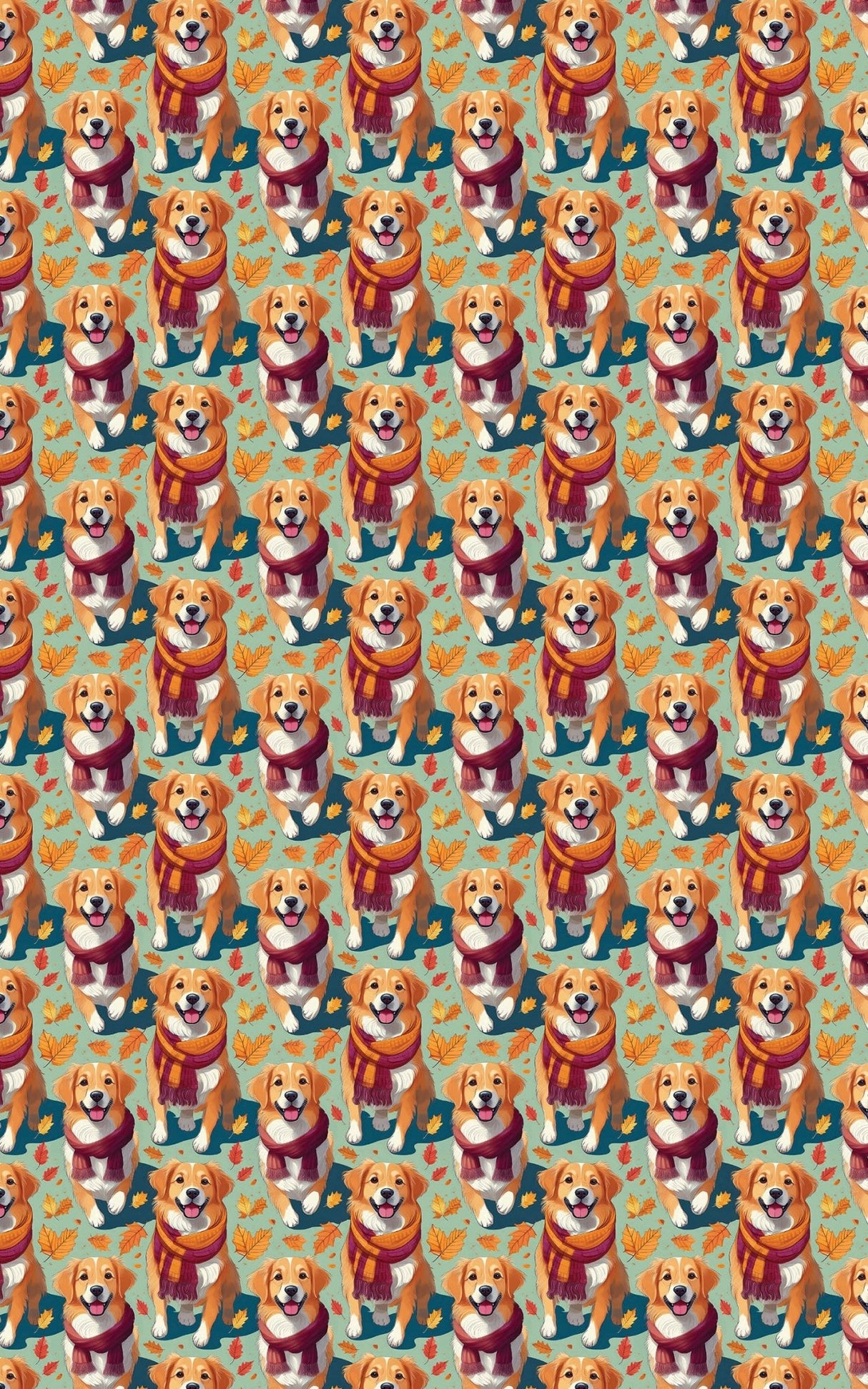 Crisp Golden Walk - London Penny Gift Wrap