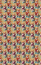 Crisp Golden Walk - London Penny Gift Wrap