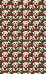 Great Pyrenees Plaid Parade - London Penny Gift Wrap