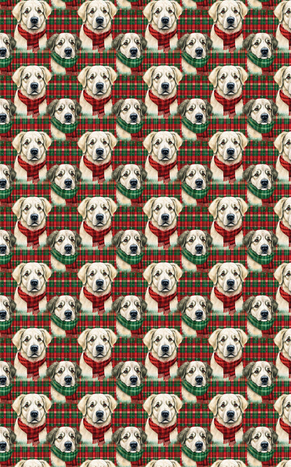 Great Pyrenees Plaid Parade