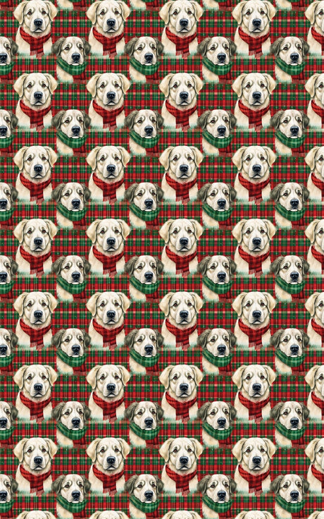 Great Pyrenees Plaid Parade - London Penny Gift Wrap