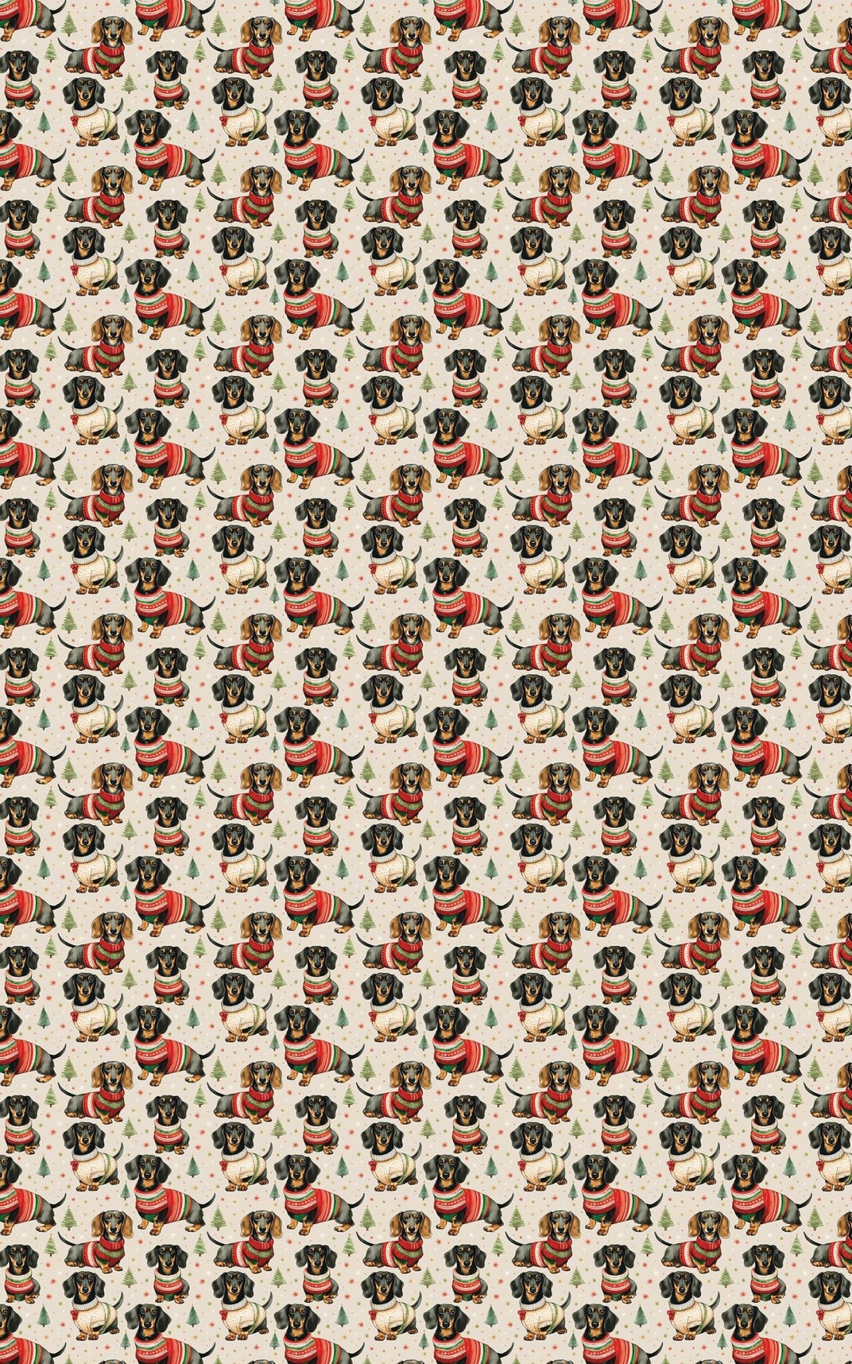 Dashing Dachshunds - London Penny Gift Wrap
