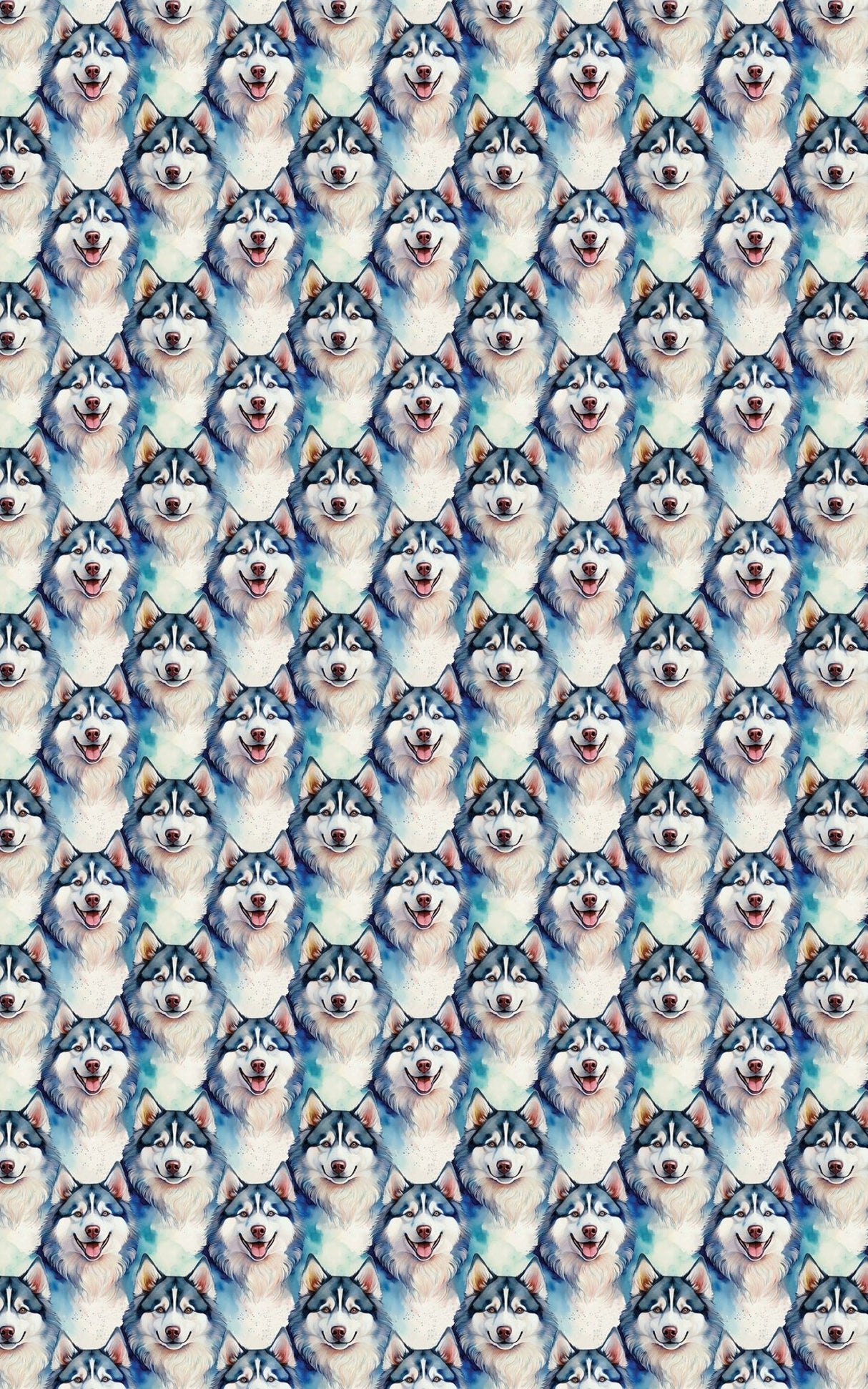 Alaskan Malamute Puff - London Penny Gift Wrap