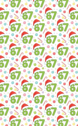 Holiday 67 Pattern - London Penny Gift Wrap