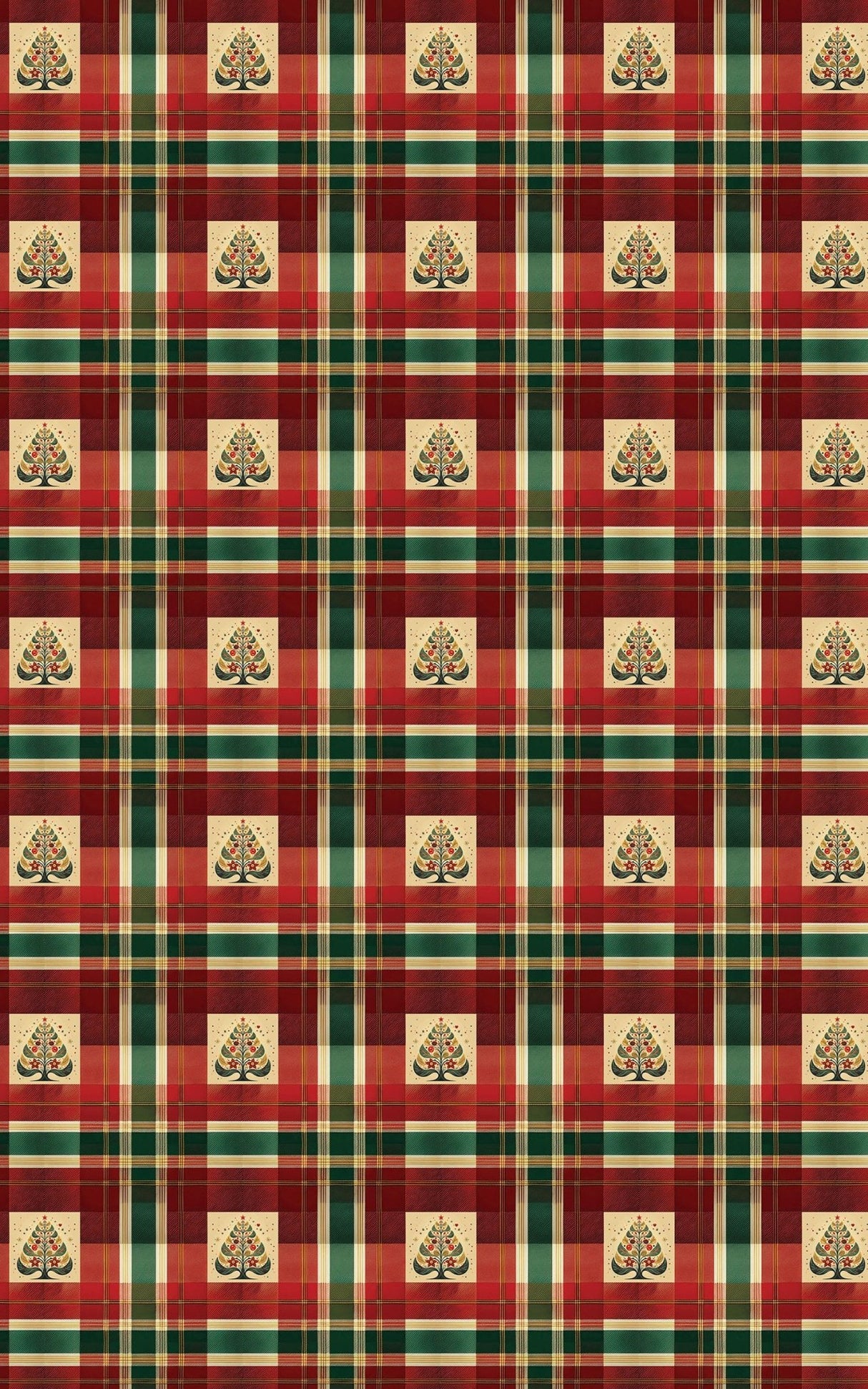 Tartan Tidings - London Penny Gift Wrap