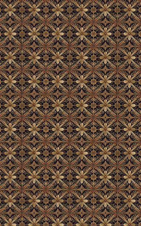 Baroque Scroll Tile - London Penny Gift Wrap