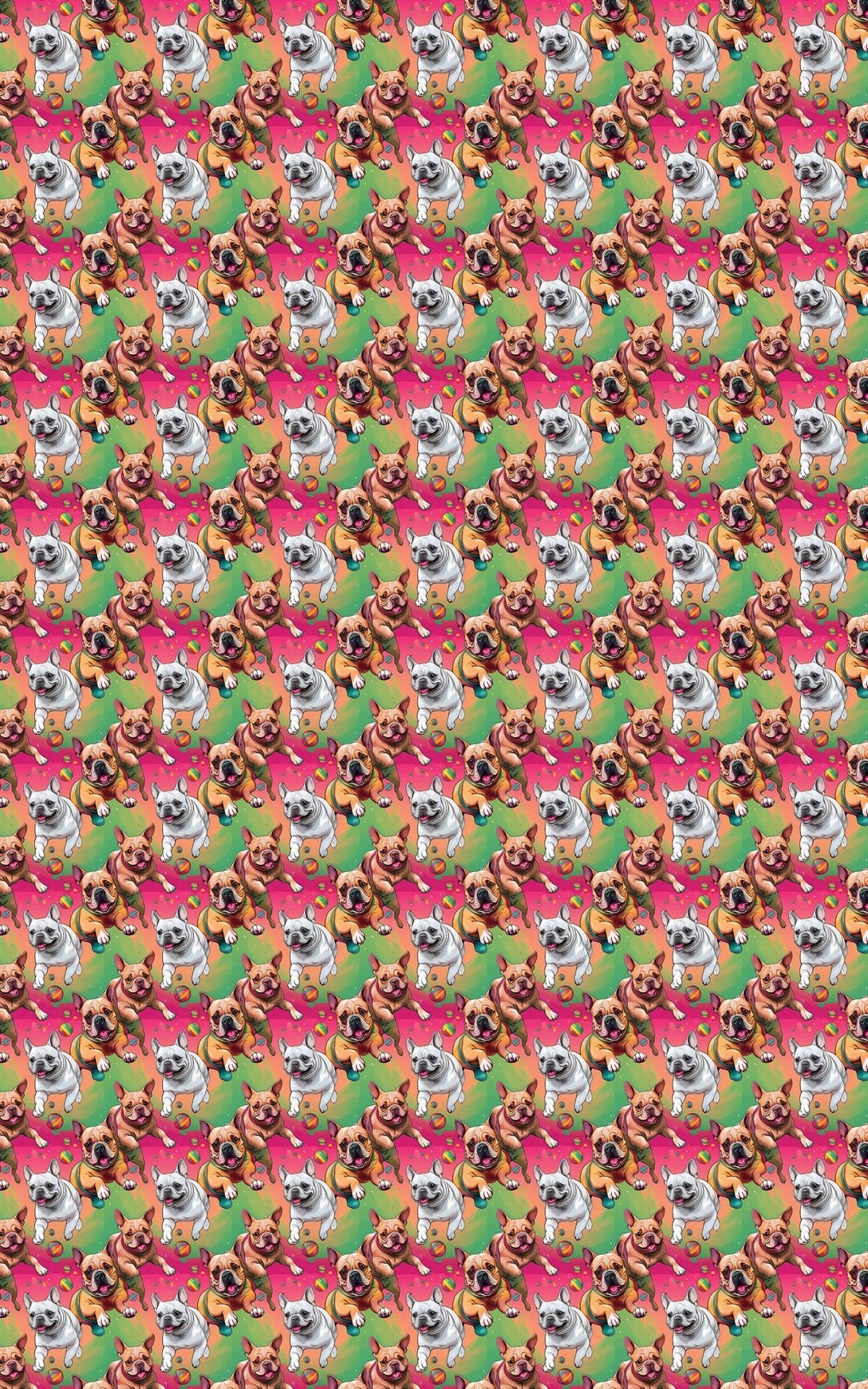 Frenchie Mod Whirl - London Penny Gift Wrap