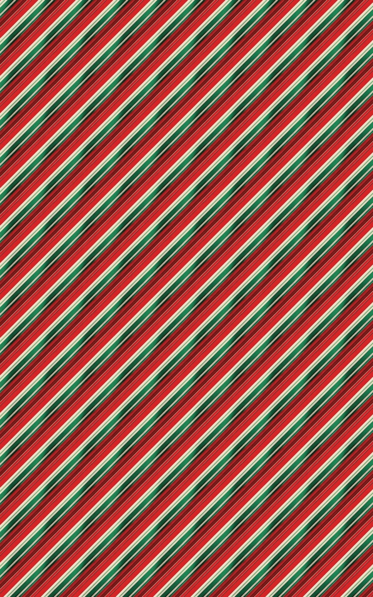 Candy Cane Tartan - London Penny Gift Wrap