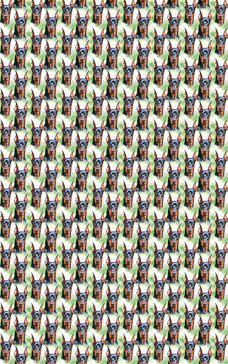 Majestic Doberman Wrap - London Penny Gift Wrap