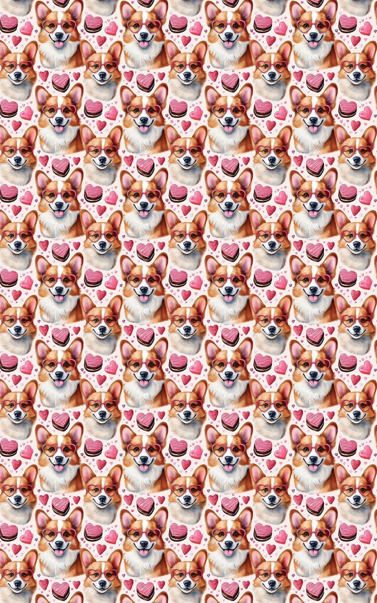 Corgis & Sweet Treats - London Penny Gift Wrap