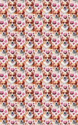 Corgis & Sweet Treats - London Penny Gift Wrap