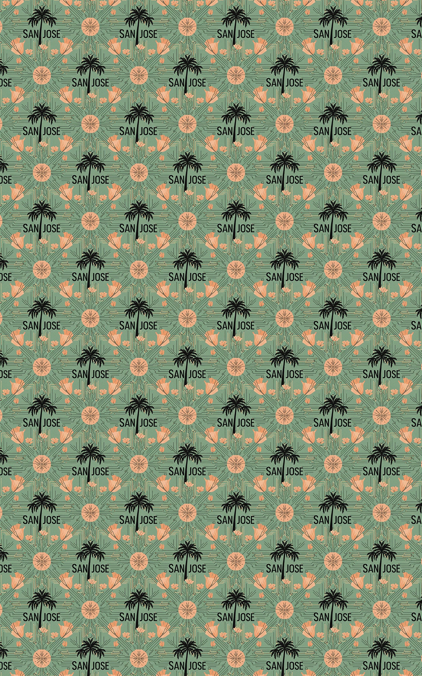 San Jose – Tech Garden Wrapping Paper