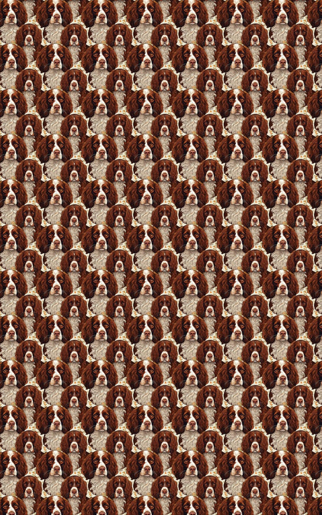 Paw Prints & Springer Sprints - London Penny Gift Wrap