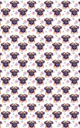 Pugs & Hugs - London Penny Gift Wrap