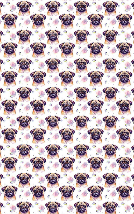 Pugs & Hugs - London Penny Gift Wrap