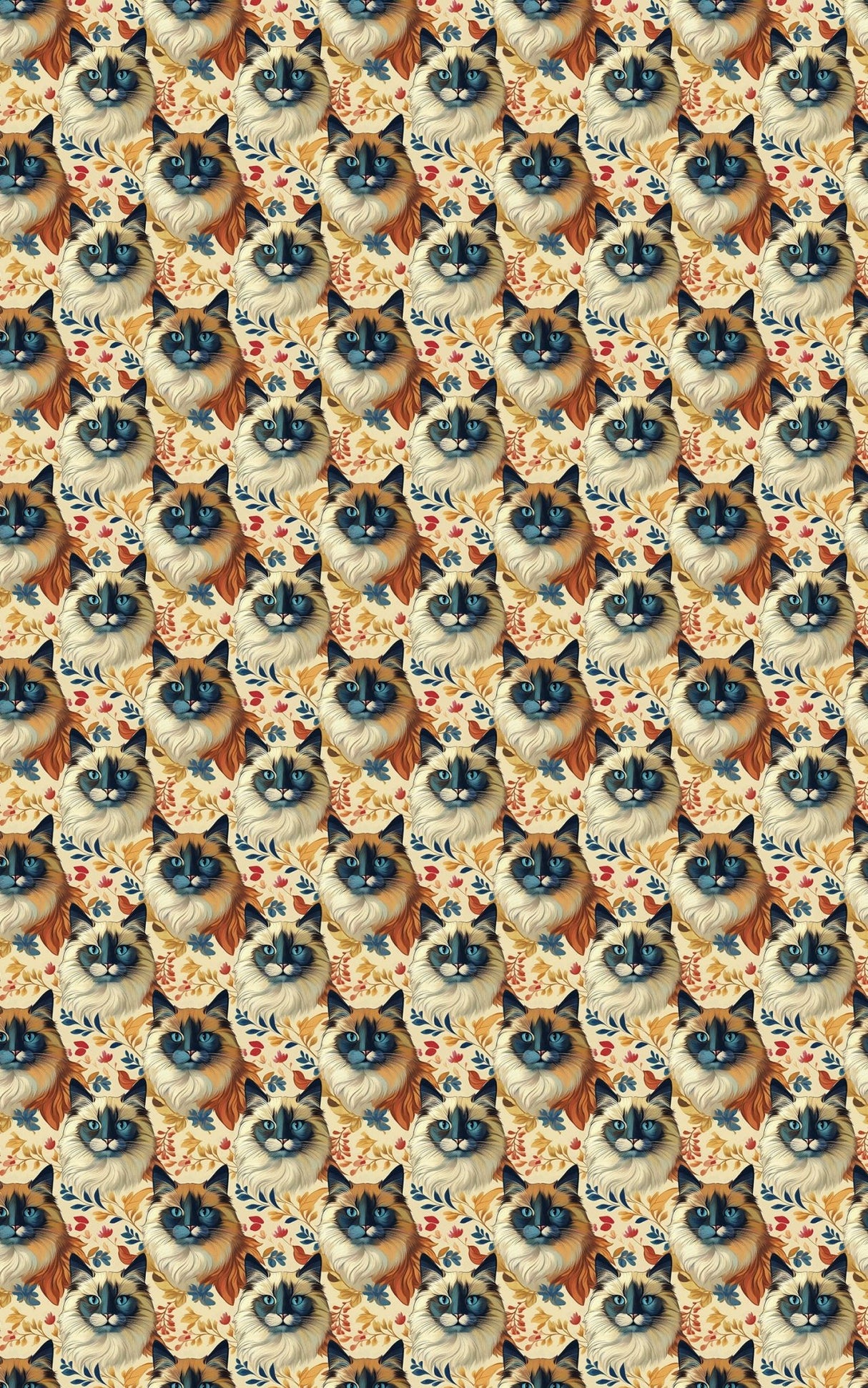 Ragdoll Romp - London Penny Gift Wrap