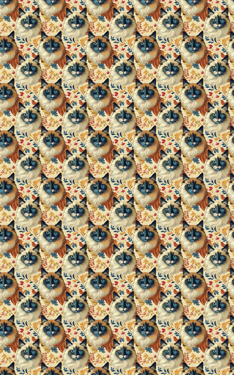 Ragdoll Romp - London Penny Gift Wrap