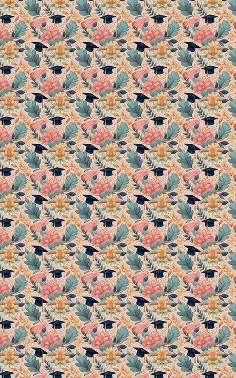 Flowered Milestones - London Penny Gift Wrap