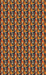 Coonhound Tracks - London Penny Gift Wrap