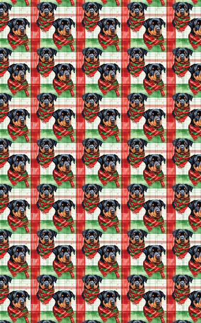 Rottweiler Plaid Parade