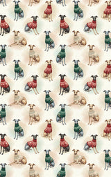 Italian Greyhound Holiday Sweaters - London Penny Gift Wrap