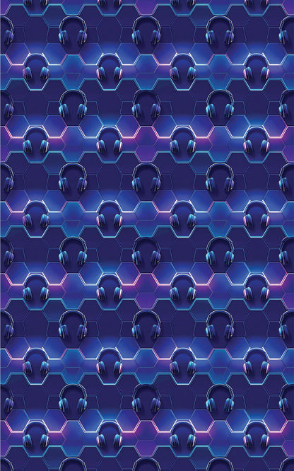 Sleek Neon Gaming Wrapping Paper