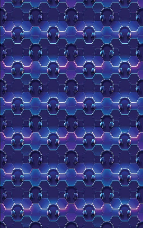 Sleek Neon Gaming Wrapping Paper - London Penny Gift Wrap