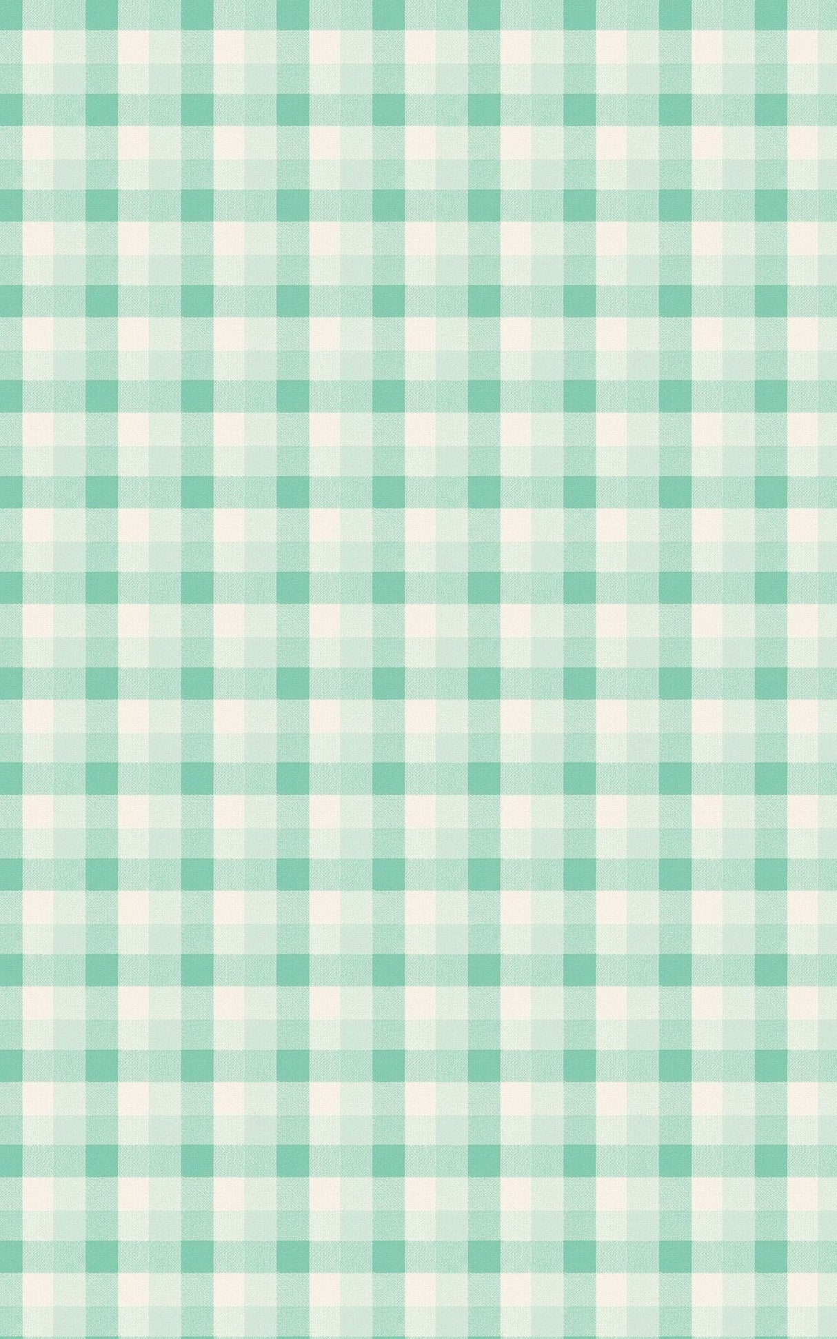 Gingham Gala Mint - London Penny Gift Wrap