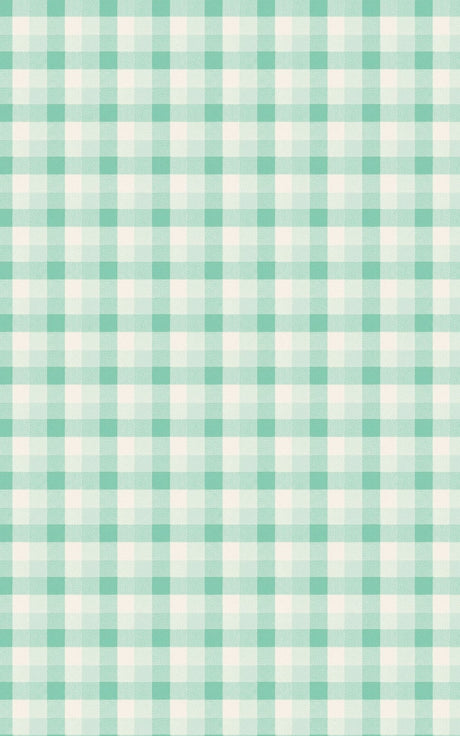 Gingham Gala Mint - London Penny Gift Wrap