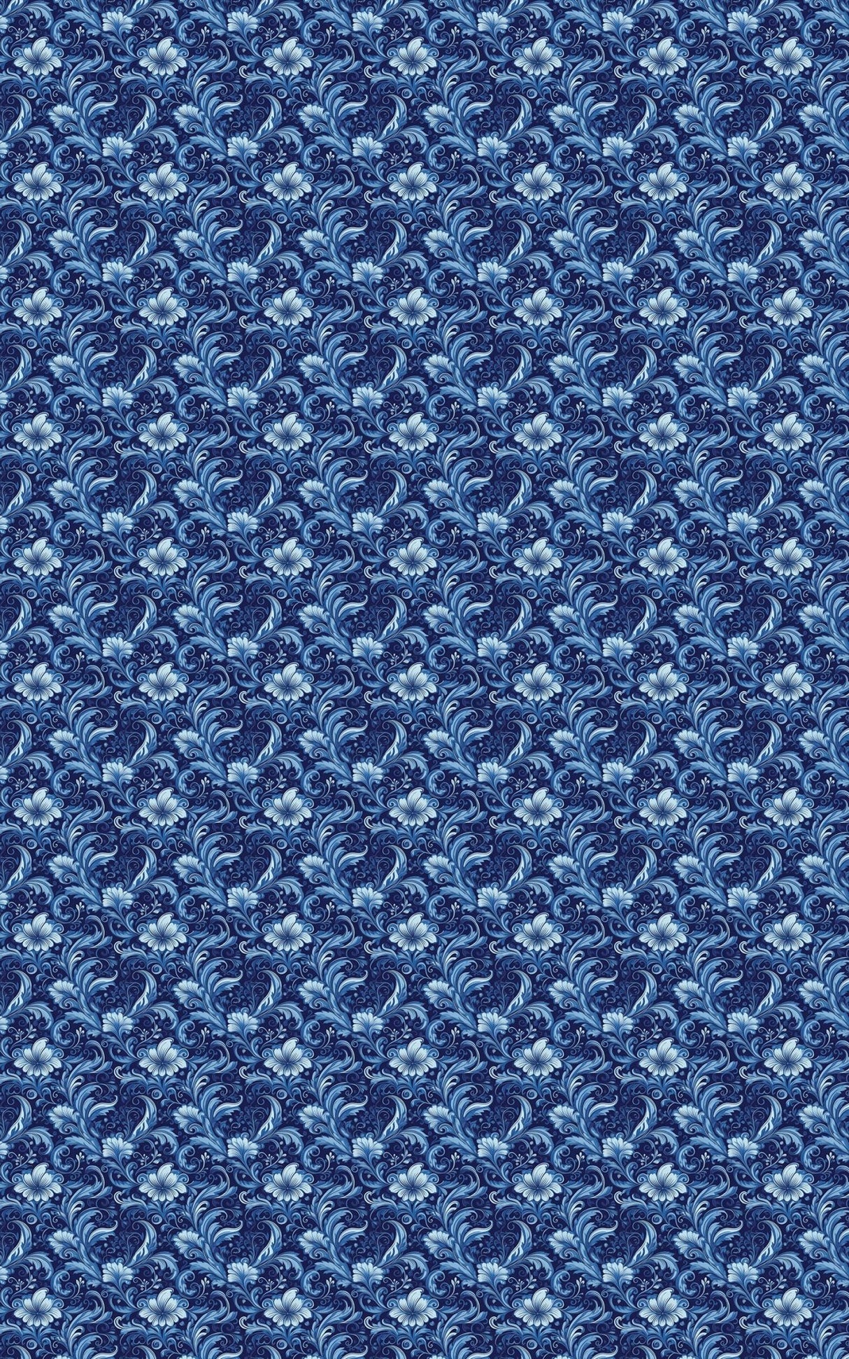 Baroque Bleu - London Penny Gift Wrap