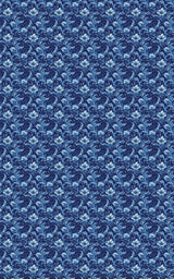 Baroque Bleu - London Penny Gift Wrap