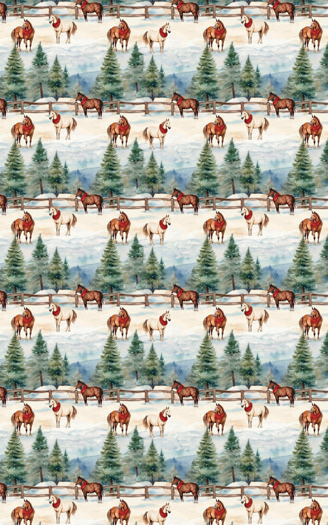Evergreen Equestrian - London Penny Gift Wrap