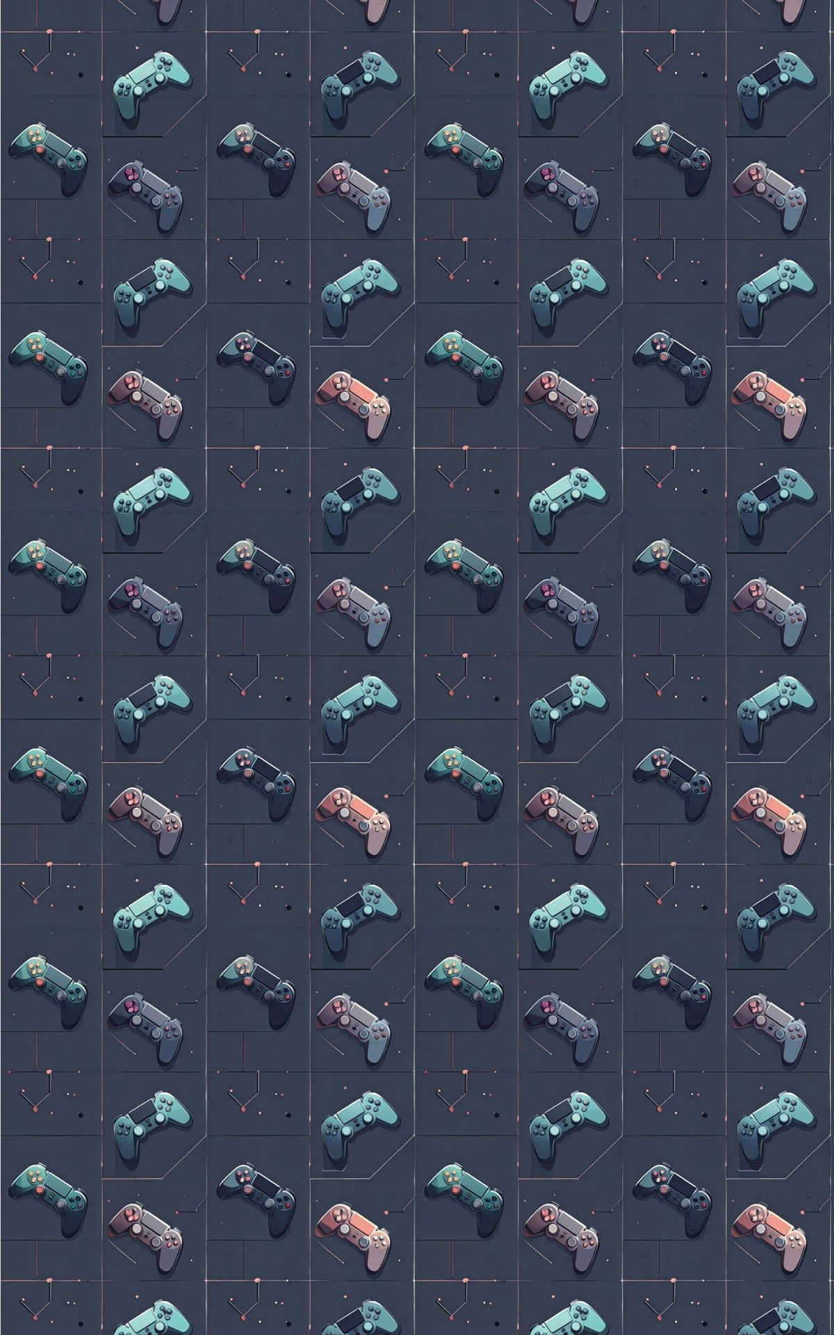 Controller Core Grid Wrapping Paper - London Penny Gift Wrap