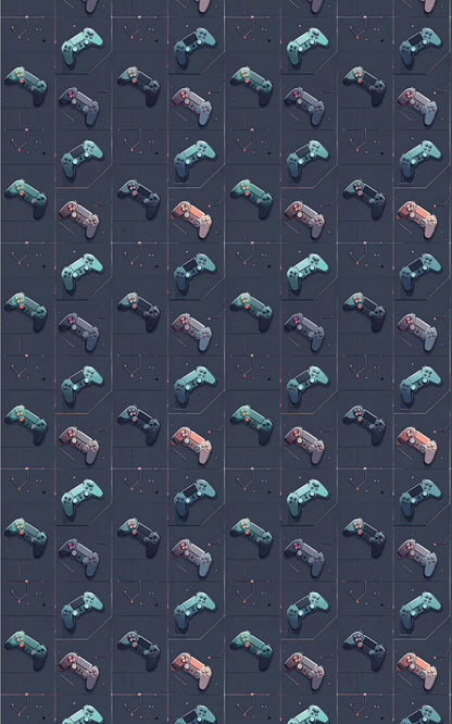Controller Core Grid Wrapping Paper