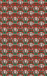 Weimaraner Plaid Parade - London Penny Gift Wrap