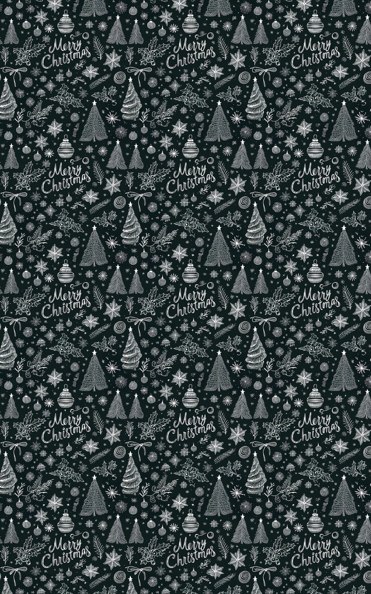 Festive Script - London Penny Gift Wrap