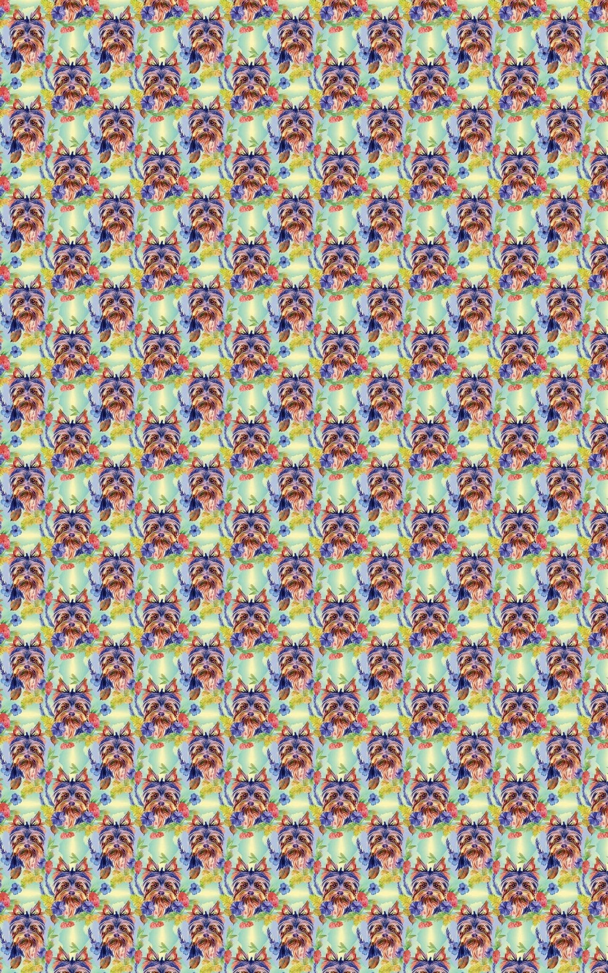 The Yorkie Wiggle - London Penny Gift Wrap