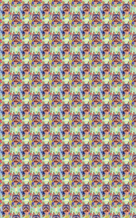 The Yorkie Wiggle - London Penny Gift Wrap