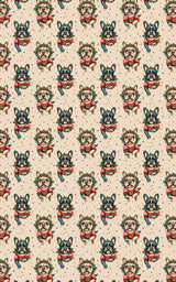 Frenchies Holiday Sweaters - London Penny Gift Wrap