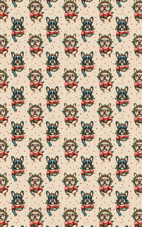 Frenchies Holiday Sweaters - London Penny Gift Wrap