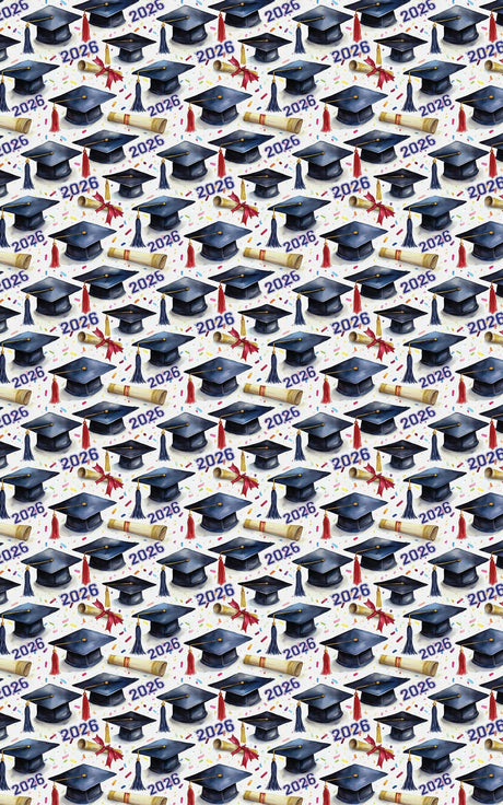 Caps and Diploma 2026 - London Penny Gift Wrap